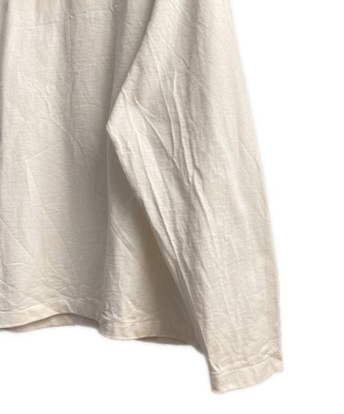 JIL SANDER（ジルサンダー）JIL SANDER (ジルサンダー) 長袖カットソー ホワイト サイズ:Ｓの古着・服飾アイテム