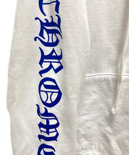 CHROME HEARTS（クロムハーツ）CHROME HEARTS (クロムハーツ) Vertical Logo Zip Up Hoodie ホワイト サイズ:Ｌの古着・服飾アイテム