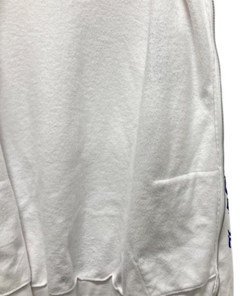 CHROME HEARTS（クロムハーツ）CHROME HEARTS (クロムハーツ) Vertical Logo Zip Up Hoodie ホワイト サイズ:Ｌの古着・服飾アイテム