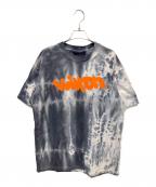 LOUIS VUITTONルイ ヴィトン）の古着「インサイドアウト タイダイ フロント プリント Tシャツ」｜グレー