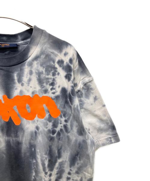 LOUIS VUITTON（ルイ ヴィトン）LOUIS VUITTON (ルイ ヴィトン) インサイドアウト タイダイ フロント プリント Tシャツ グレー サイズ:Mの古着・服飾アイテム