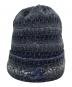 CHANEL（シャネル）の古着「カシミヤ混ココマークニット帽」｜ブラック×ネイビー