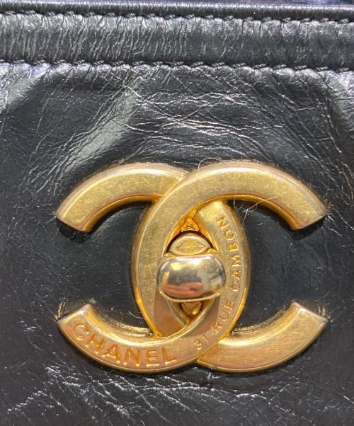 CHANEL（シャネル）CHANEL (シャネル) 2WAYバッグ ブラック×ベージュの古着・服飾アイテム