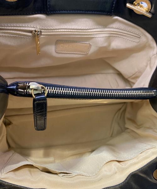CHANEL（シャネル）CHANEL (シャネル) 2WAYバッグ ブラック×ベージュの古着・服飾アイテム