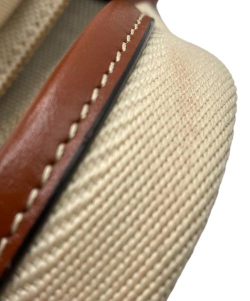 Chloe（クロエ）Chloe (クロエ) ウッディ スモールトート ベージュ×ホワイト×ブラウンの古着・服飾アイテム