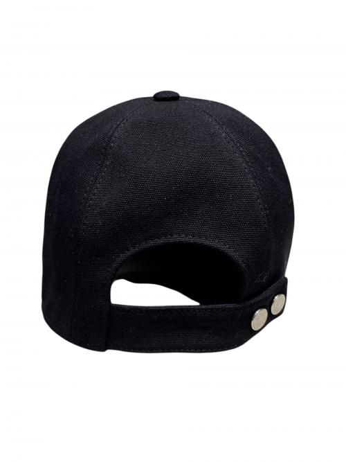 HERMES（エルメス）HERMES (エルメス) セレナシーシェル・キャップ ブラック サイズ:56の古着・服飾アイテム