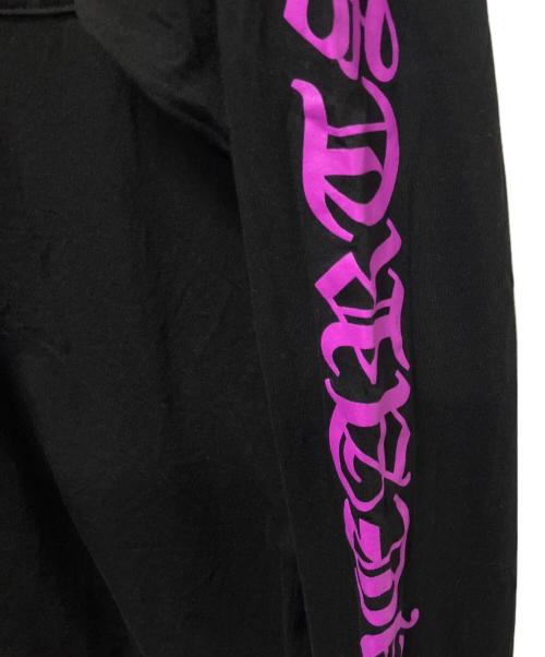 CHROME HEARTS（クロムハーツ）CHROME HEARTS (クロムハーツ) オールドイングリッシュ ネックロゴロングスリーブポケットTシャツ ブラック サイズ:Lの古着・服飾アイテム