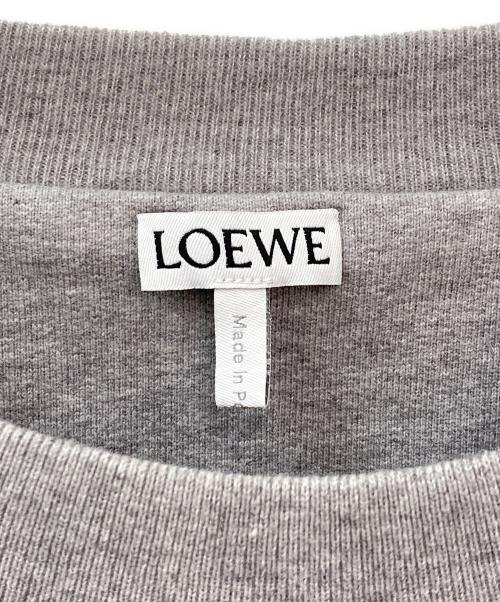 LOEWE（ロエベ）LOEWE (ロエベ) アナグラム刺繍スウェットシャツワンピース グレー サイズ:XSの古着・服飾アイテム
