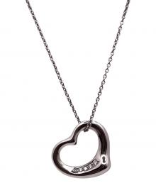 TIFFANY & Co.（ティファニー）の古着「エルサ・ペレッティ オープンハート 5Pダイヤモンド ネックレス/ペンダント」