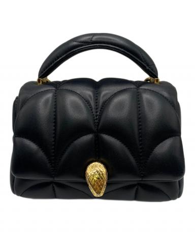 中古・古着通販】BVLGARI (ブルガリ) 2WAYショルダーバッグ ブラック