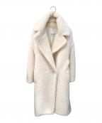 MaxMaraマックスマーラ）の古着「テディベアコート」｜アイボリー