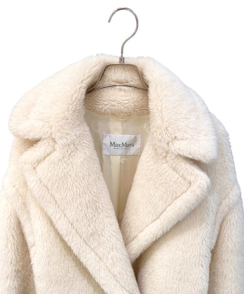 MaxMara（マックスマーラ）MaxMara (マックスマーラ) テディベアコート アイボリー サイズ:Sの古着・服飾アイテム