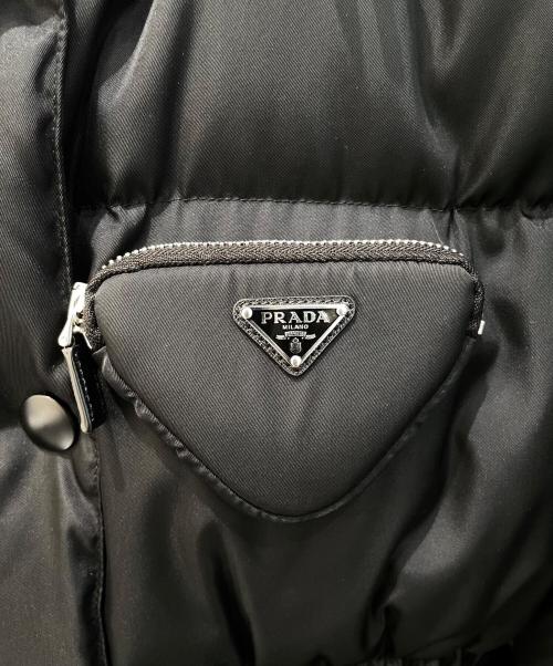 PRADA（プラダ）PRADA (プラダ) ダウンコート ブラック サイズ:44の古着・服飾アイテム