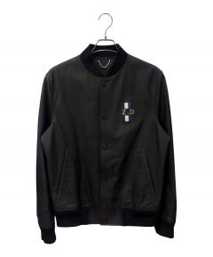 ルイヴィトン レディース34ブラックナイロンフードジャケット 中古・古着通販】LOUIS VUITTON (ルイ ヴィトン) シャイニーモノグラム