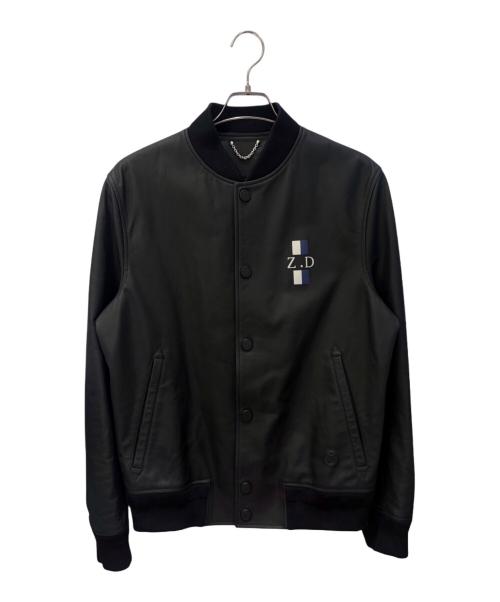 LOUIS VUITTON（ルイ ヴィトン）LOUIS VUITTON (ルイ ヴィトン) カーフレザーボンバージャケット ブラック サイズ:50の古着・服飾アイテム