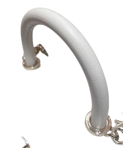 CHANEL（シャネル）CHANEL (シャネル) トップハンドル 23 ホワイト×ゴールド金具 サイズ:23の古着・服飾アイテム