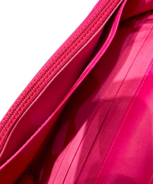 CHANEL（シャネル）CHANEL (シャネル) マトラッセチェーンウォレット　ショルダーウォレット ショッキングピンクの古着・服飾アイテム