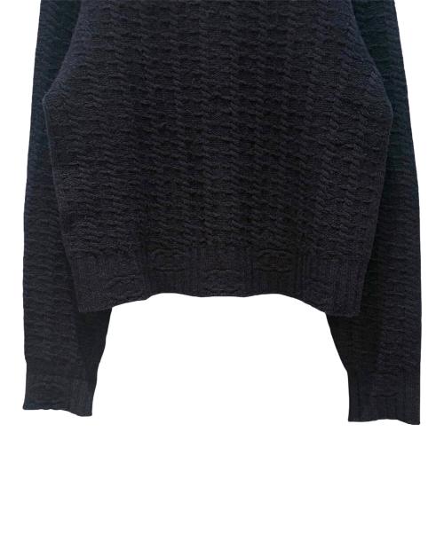 CHANEL（シャネル）CHANEL (シャネル) ココボタン カシミヤ ニット ネイビー サイズ:38の古着・服飾アイテム