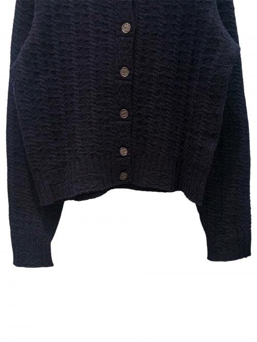 CHANEL（シャネル）CHANEL (シャネル) ココボタン カシミヤ ニット ネイビー サイズ:38の古着・服飾アイテム