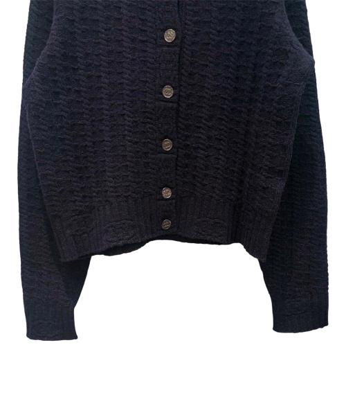 CHANEL（シャネル）CHANEL (シャネル) ココボタン カシミヤ ニット ネイビー サイズ:38の古着・服飾アイテム