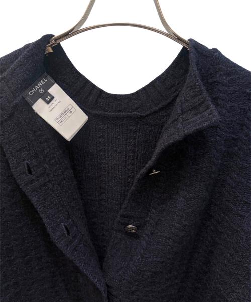 CHANEL（シャネル）CHANEL (シャネル) ココボタン カシミヤ ニット ネイビー サイズ:38の古着・服飾アイテム