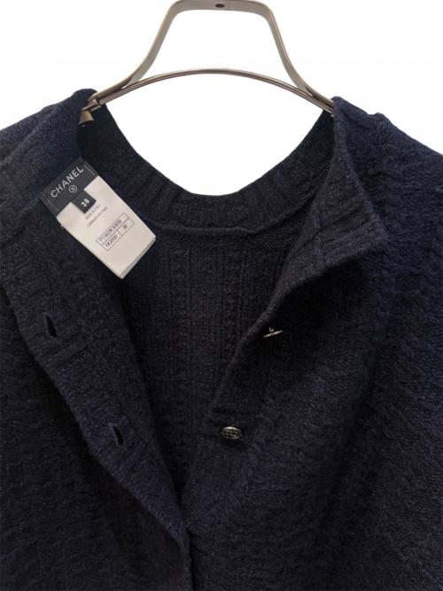 CHANEL（シャネル）CHANEL (シャネル) ココボタン カシミヤ ニット ネイビー サイズ:38の古着・服飾アイテム