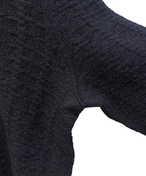 CHANEL（シャネル）CHANEL (シャネル) ココボタン カシミヤ ニット ネイビー サイズ:38の古着・服飾アイテム