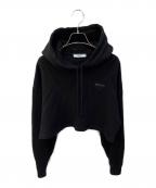 PRADAプラダ）の古着「三角ロゴ カシミヤ混パーカー」｜ブラック