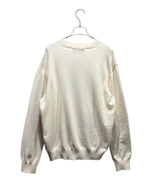 Dior（ディオール）Dior (ディオール) ボビークルーネックカシミアジャカードニットセーター ベージュ サイズ:Lの古着・服飾アイテム