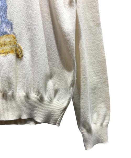 Dior（ディオール）Dior (ディオール) ボビークルーネックカシミアジャカードニットセーター ベージュ サイズ:Lの古着・服飾アイテム