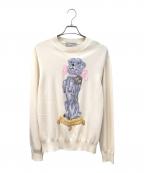 Diorディオール）の古着「ボビークルーネックカシミアジャカードニットセーター」｜ベージュ