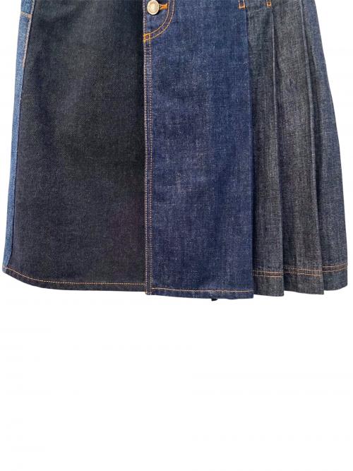 Christian Dior（クリスチャン ディオール）Christian Dior (クリスチャン ディオール) デニムスカート インディゴ サイズ:36の古着・服飾アイテム