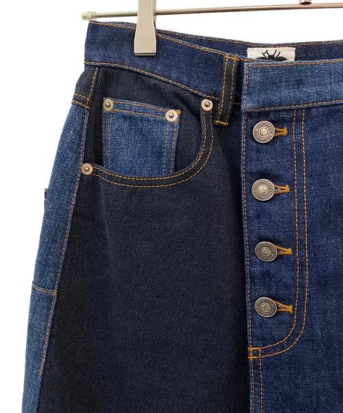 Christian Dior（クリスチャン ディオール）Christian Dior (クリスチャン ディオール) デニムスカート インディゴ サイズ:36の古着・服飾アイテム
