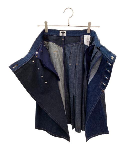 Christian Dior（クリスチャン ディオール）Christian Dior (クリスチャン ディオール) デニムスカート インディゴ サイズ:36の古着・服飾アイテム