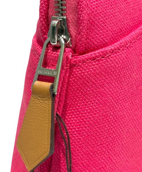 HERMES（エルメス）HERMES (エルメス) ボリード ミニ 20 コスメティックポーチ ショッキングピンク×オレンジの古着・服飾アイテム