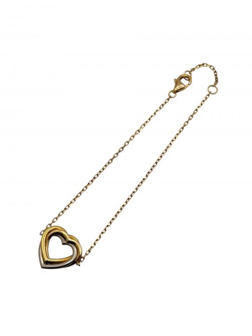 Cartier（カルティエ）Cartier (カルティエ) トリニティハートブレスレット サイズ:18cmの古着・服飾アイテム