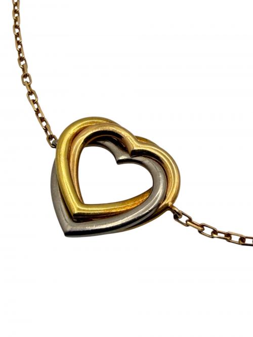 Cartier（カルティエ）Cartier (カルティエ) トリニティハートブレスレット サイズ:18cmの古着・服飾アイテム