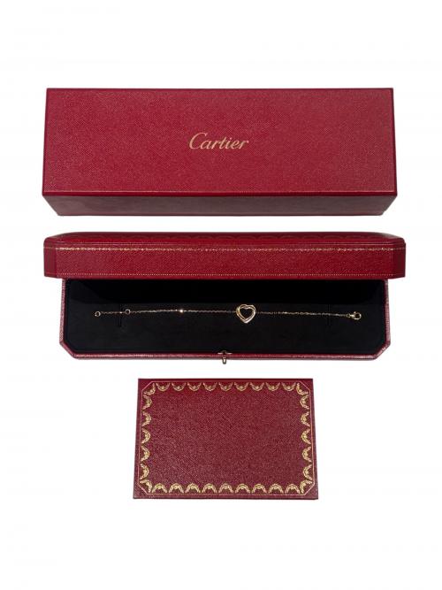 Cartier（カルティエ）Cartier (カルティエ) トリニティハートブレスレット サイズ:18cmの古着・服飾アイテム