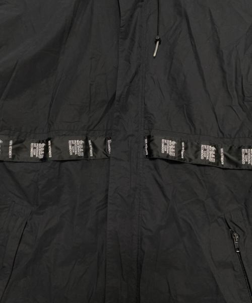 VETEMENTS（ヴェトモン）VETEMENTS (ヴェトモン) Care label-detail shell hooded jacket ブラック サイズ:Sの古着・服飾アイテム