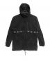 VETEMENTS（ヴェトモン）の古着「Care label-detail shell hooded jacket」｜ブラック