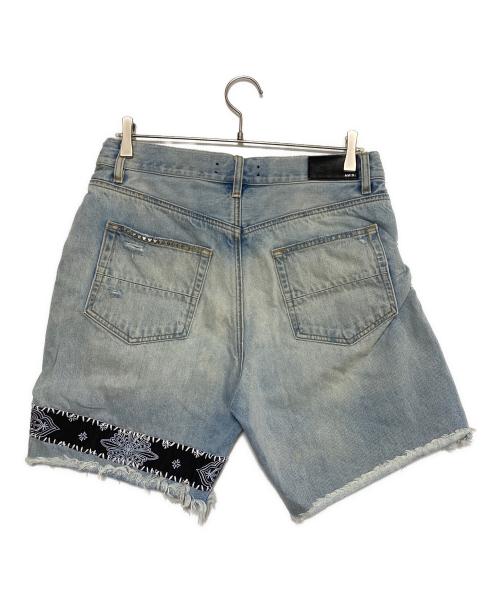AMIRI（アミリ）AMIRI (アミリ) アートパッチデニムショートパンツ インディゴ サイズ:33の古着・服飾アイテム