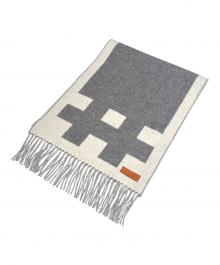 HERMES（エルメス）の古着「カシミヤマフラー ソー・ドゥ・エ」｜グレー