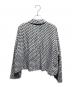 COMME des GARCONS COMME des GARCONS (コムデギャルソン コムデギャルソン) 千鳥格子柄クロップドジャケット グレー×ブラック サイズ:M：32000円