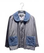 tricot COMME des GARCONSトリココムデギャルソン）の古着「製品染めカバーオールジャケット」｜ブラック×ネイビー