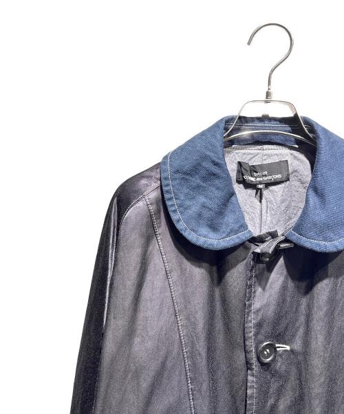 tricot COMME des GARCONS（トリココムデギャルソン）tricot COMME des GARCONS (トリココムデギャルソン) 製品染めカバーオールジャケット ブラック×ネイビー サイズ:Mの古着・服飾アイテム