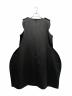 COMME des GARCONS COMME des GARCONS (コムデギャルソン コムデギャルソン) ウールノースリーブワンピース ブラック サイズ:L：30000円