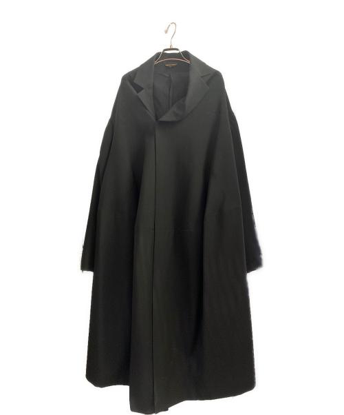 COMME des GARCONS（コムデギャルソン）COMME des GARCONS (コムデギャルソン) ウールロングコート ブラック サイズ:ｌの古着・服飾アイテム