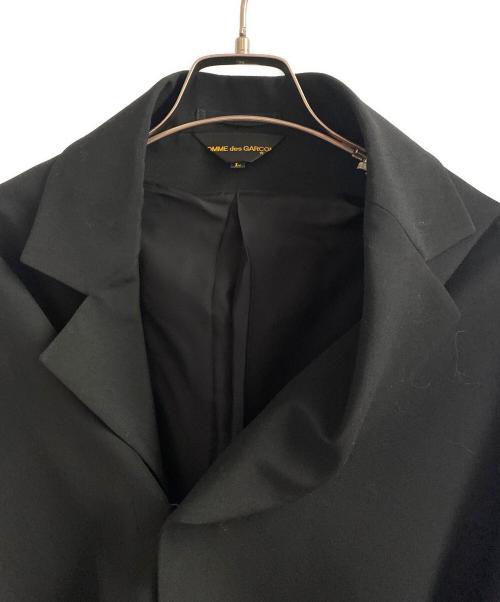 COMME des GARCONS（コムデギャルソン）COMME des GARCONS (コムデギャルソン) ウールロングコート ブラック サイズ:ｌの古着・服飾アイテム