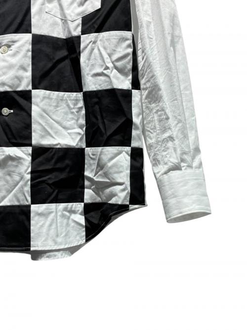 COMME des GARCONS COMME des GARCONS（コムデギャルソン コムデギャルソン）COMME des GARCONS COMME des GARCONS (コムデギャルソン コムデギャルソン) シャツ/RO-B007 ブラック×ホワイト サイズ:Mの古着・服飾アイテム