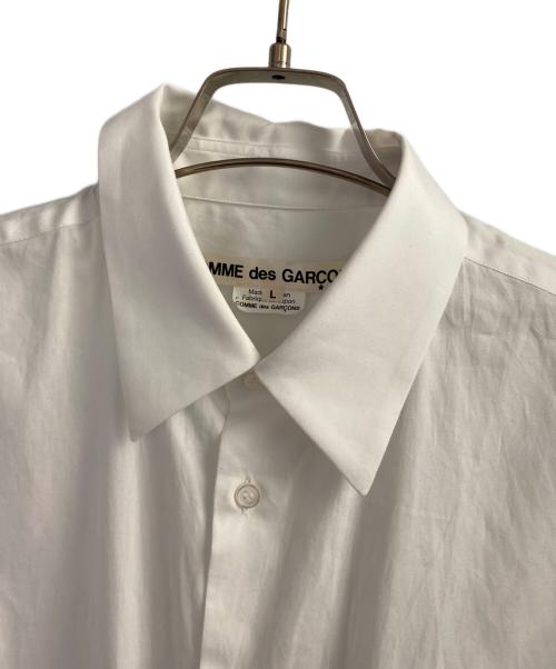 COMME des GARCONS（コムデギャルソン）COMME des GARCONS (コムデギャルソン) コットンアシンメトリーシャツ ホワイト サイズ:ｌの古着・服飾アイテム